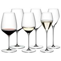 WEIN- UND SEKTGLÄSER Veloce transparent 6-tlg. - Transparent, Glas (0.001L) - Riedel