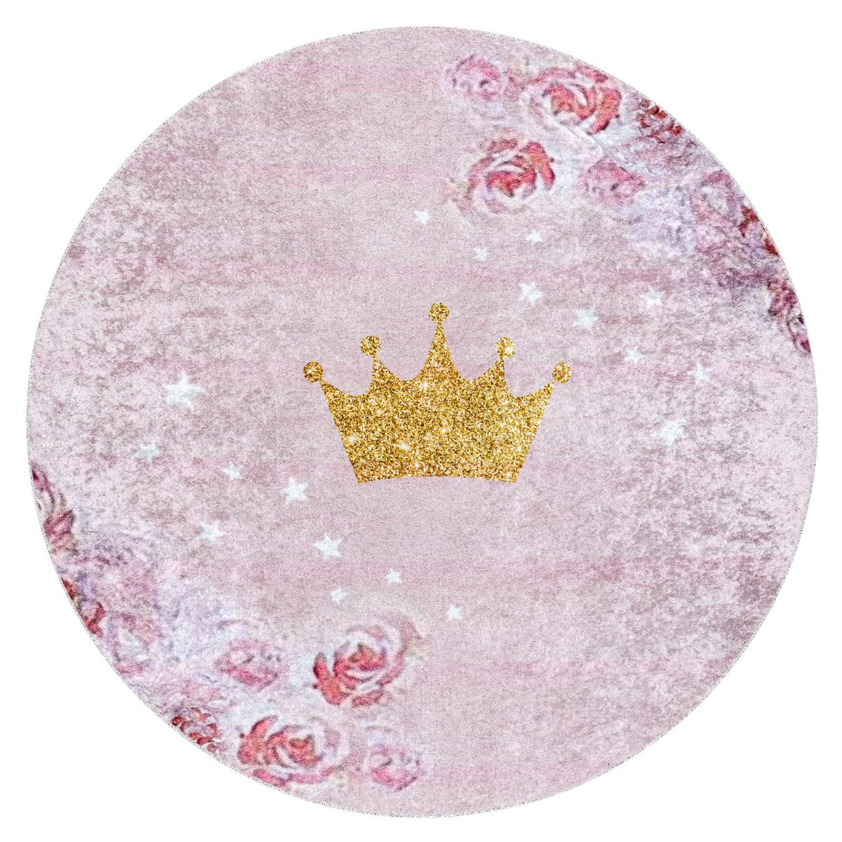 TEPPICH Junior 120 cm - Pink, Textil (120/120cm) - rugsX