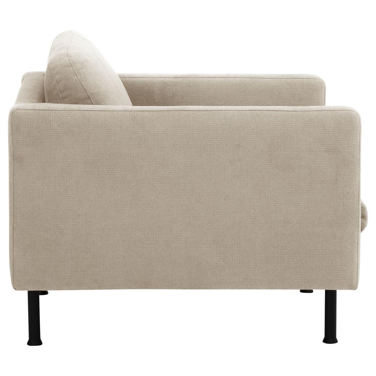 POLSTERSESSEL Katina Flachgewebe beige - Beige, Kunststoff (76/78/89cm) - 58aufmkessel