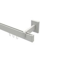 GARDINENSTANGE INNENLAUF Smartline Paxo 480 cm (geteilt in 3 x 160 cm), 1-läufig, 14x35 mm Weiß - Weiß, Metall (480cm) - INTERDECO