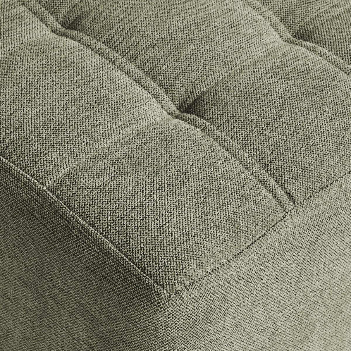 POUF Stoff Grün Kansas - Grün, Textil (38/39/38cm) - Beliani
