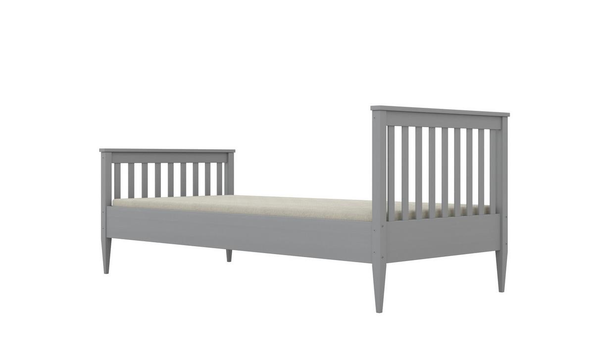 KINDERBETT Igns 80/90 -160/180/200 cm Grau 90/200 - Grau, Holz (90/200cm) - RAUMHIRSCH FURNITURE