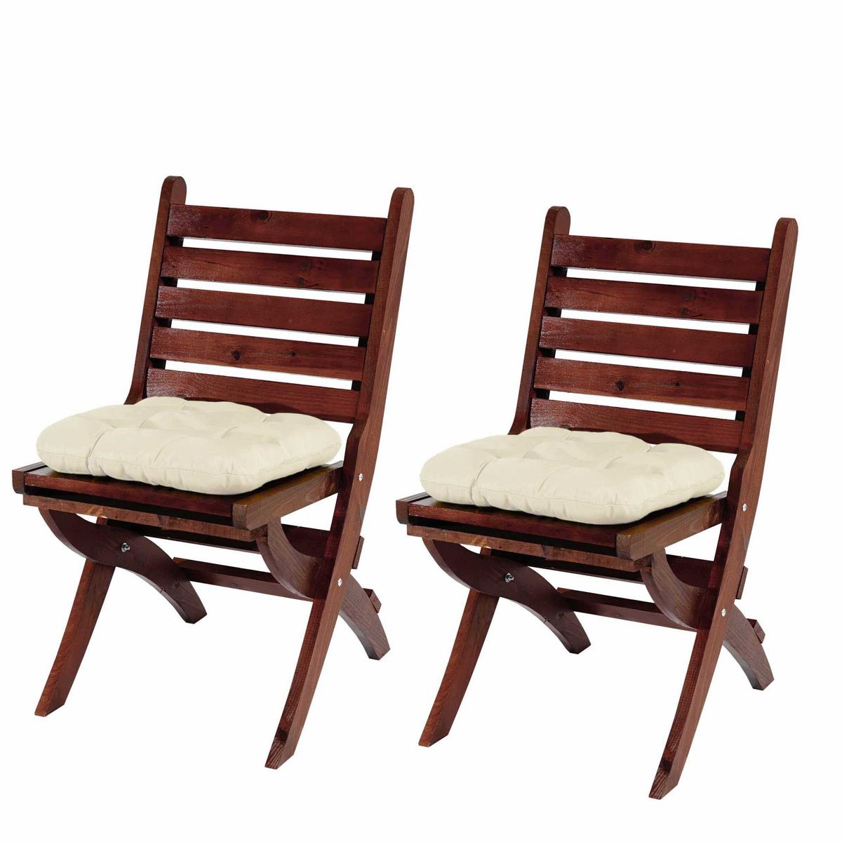 SITZKISSEN MILANO eckig Beige - Beige, Textil (8/38/41cm) - MCW