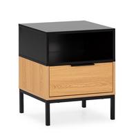 NACHTTISCH Nieve 1 schublade Eichenfarbe - Honigeiche, Holzwerkstoff (45/55/40cm) - VS Venta-stock