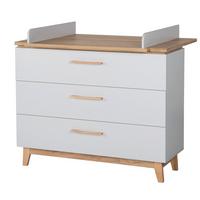 WICKELKOMMODE Caro - Grau, Holzwerkstoff (117/104/78cm) - Roba