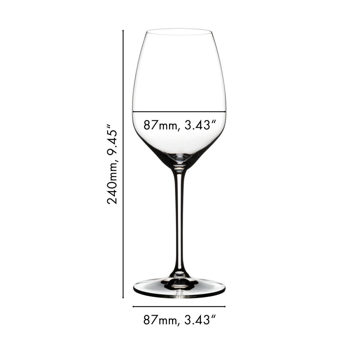 RIESLING / SAUVIGNON BLANC GLÄSER Extreme transparent 490 ml 2er Set - Transparent, Glas (0.49L) - Riedel