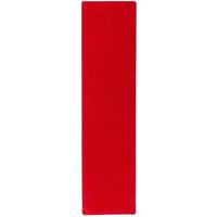 HOCHFLOR VELOURS LÄUFER TEPPICH LUNA - Rot, Textil (80/320cm) - Snapstyle