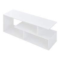 FERNSEHTISCH Anän - Weiß, Holzwerkstoff (29.5/42/100cm) - [en.casa]