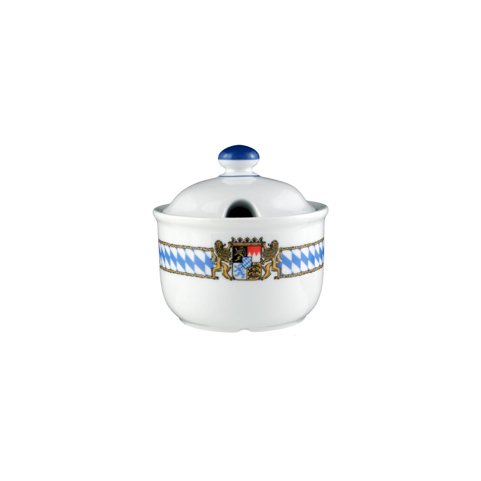 ZUCKERDOSE Compact Bayern bunt 0,25 l - Multicolor, Keramik (9.8/9.6cm) - Seltmann Weiden