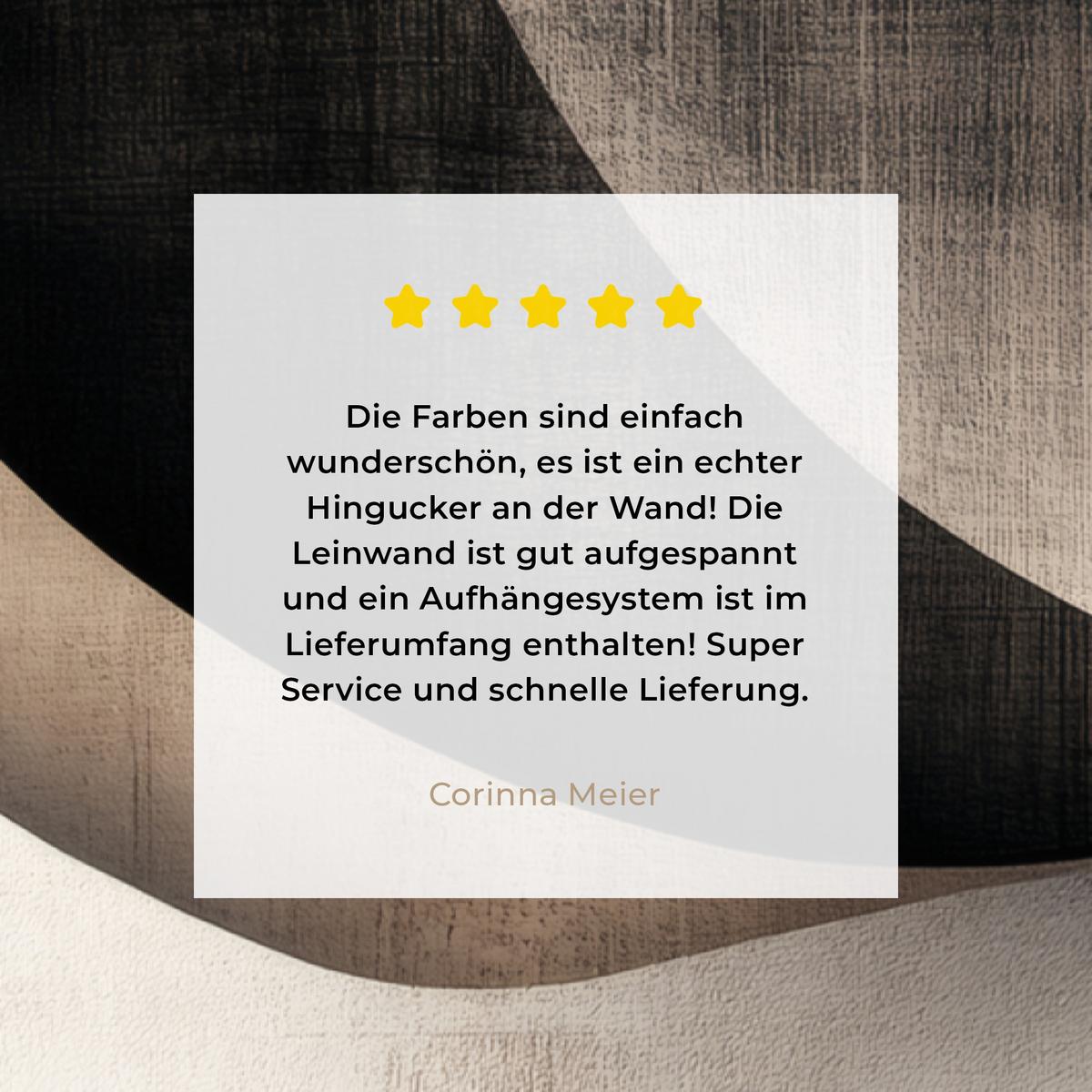 LEINWANDBILD Abstrakt - Wellen - Schwarz - Verwittert Deko XXL 80x120 cm - Trüffeleichefarben, Textil (80/120cm) - MuchoWow