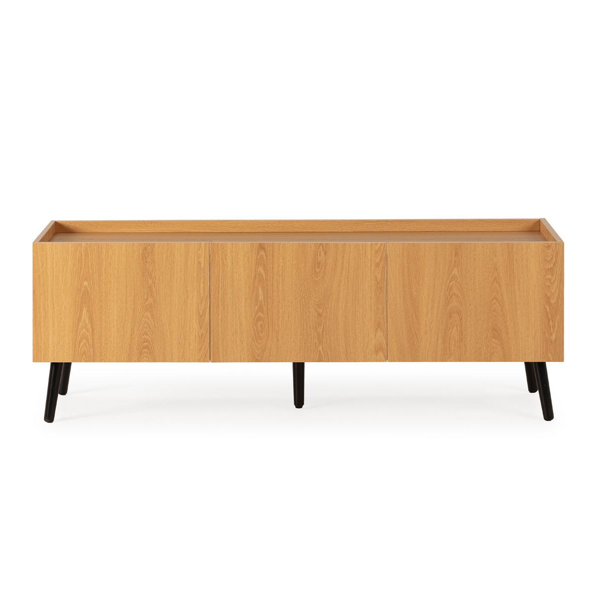 TV-ELEMENT Siren 3 türen Eichenfarbe - Honigeiche, Holzwerkstoff (130/45/40cm) - VS Venta-stock