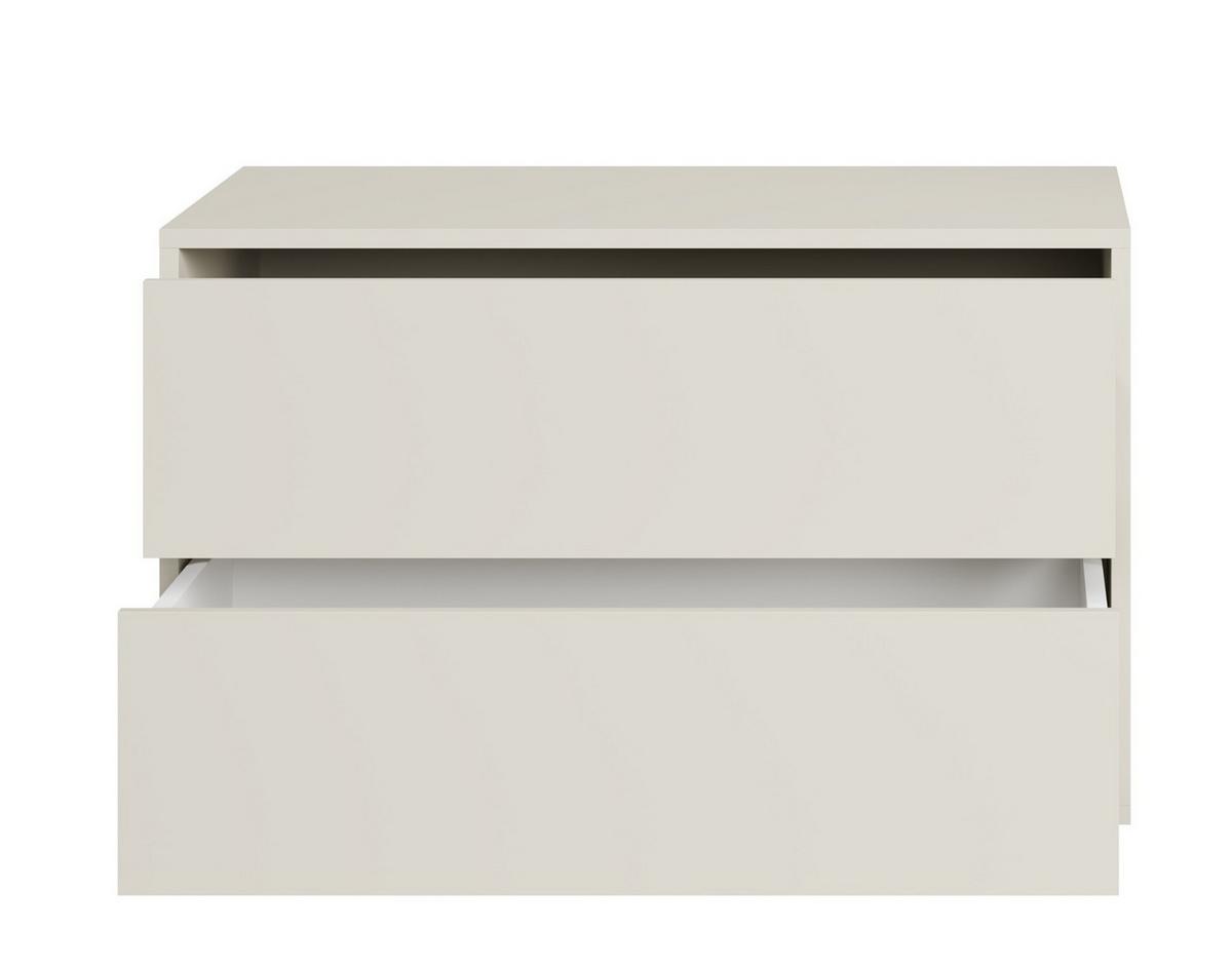 WASCHBECKENUNTERSCHRANK Mali 2 Schubladen Cashmere - 80 x 46 x 49 cm - Kaschmir, Holz (80/46/49cm) - Badplaats