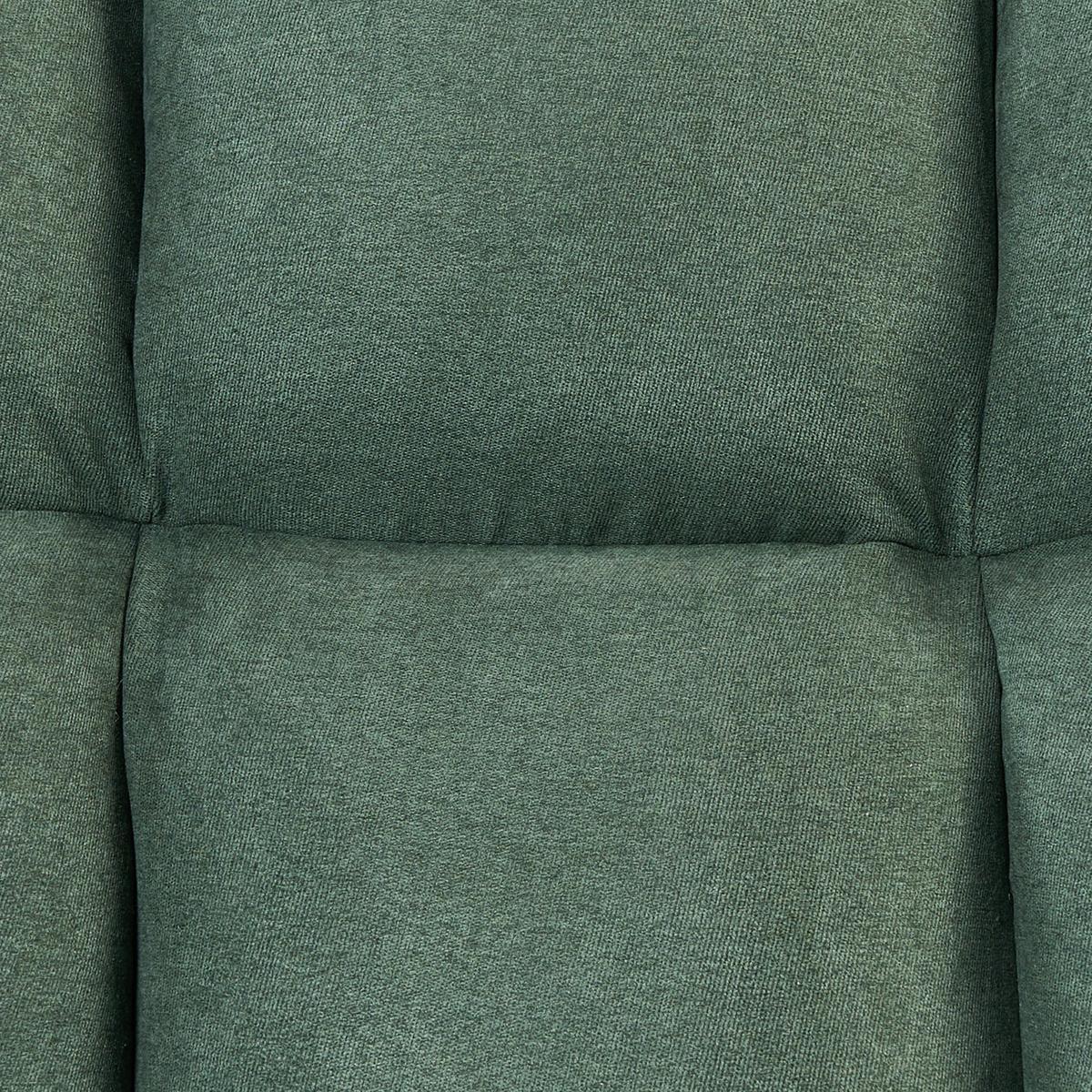 SCHAUKELSESSEL Stoff Grün Oulu - Grün, Textil/Metall (71/108/83cm) - Beliani