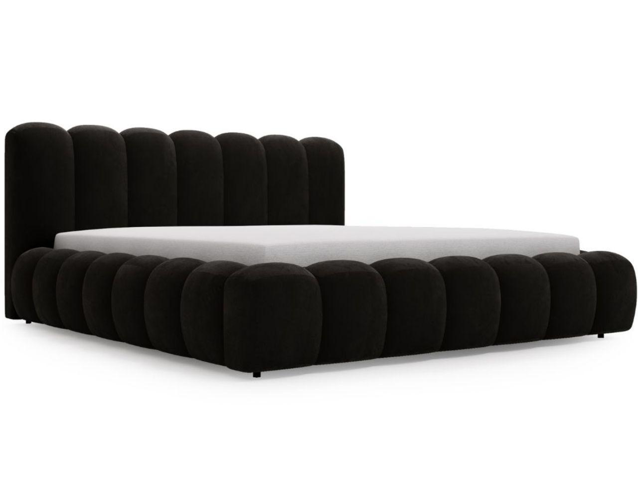 POLSTERBETT Averia 140x200 Schwarz - Schwarz, Textil (140/200cm) - Graingold