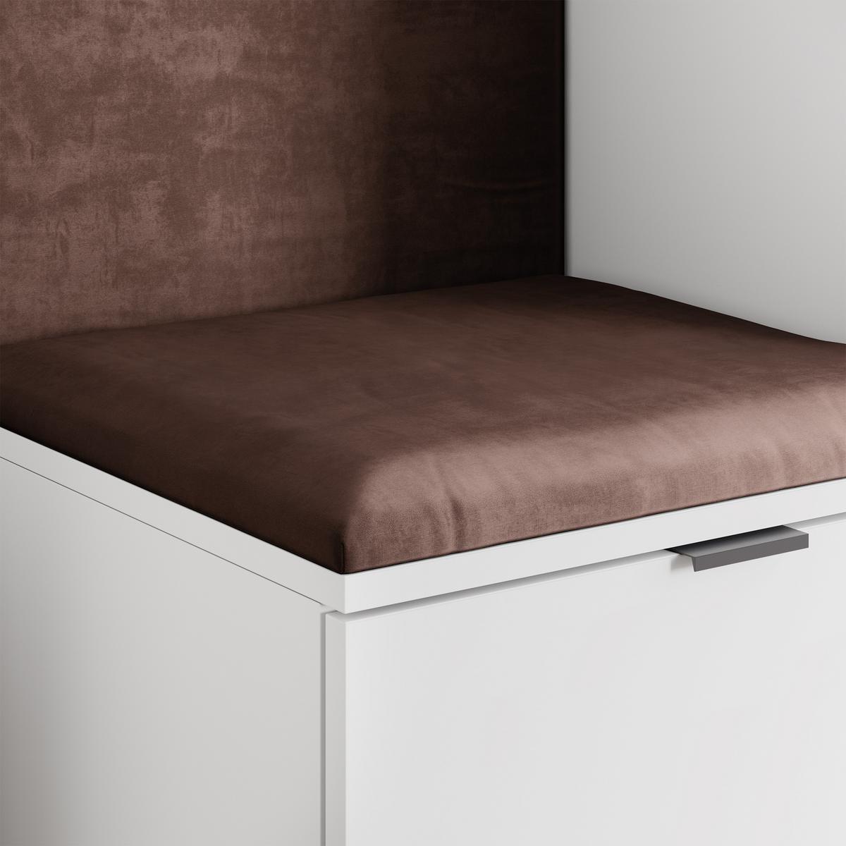 GARDEROBENSCHRANK VIRA 95/181/51 cm Modern Garderobe-Set Eiche Wotan - Eiche Wotan/Schwarz, Holzwerkstoff (95/181/51cm) - MASSENO