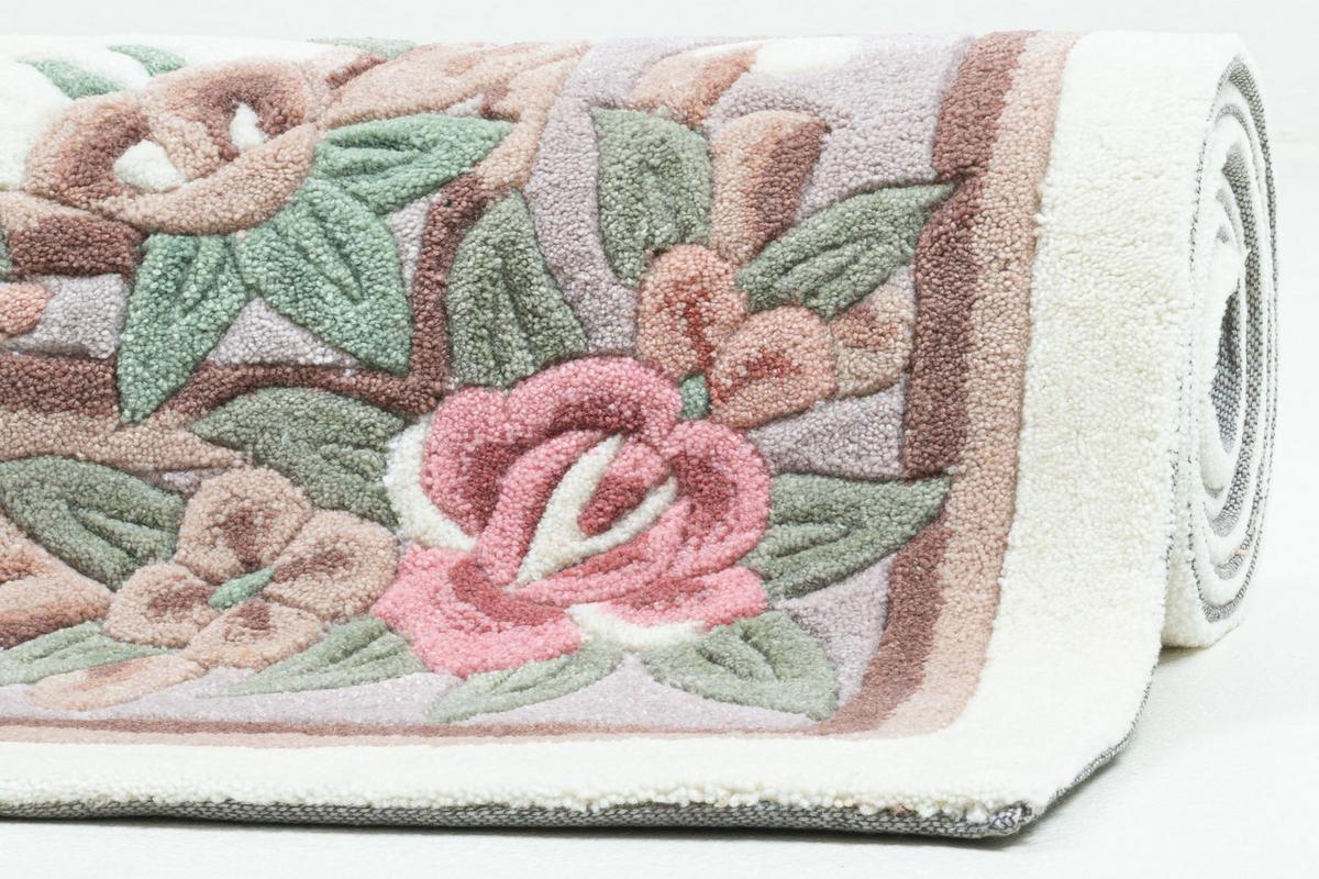 HANDTUFTTEPPICH Ming 120x180 cm - Beige, Textil (120/180cm) - THEKO