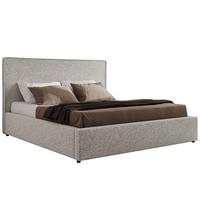 POLSTERBETT CORIVO CLASSIC 140/200 - Hellgrau Strukture - Multipocket-Matratze - Hellgrau, Textil (140/200cm) - MKS