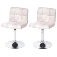 ESSZIMMERSTUHLCADIZ Hellgrau 2er-Set - Hellgrau, Textil (45/78/48cm) - MCW