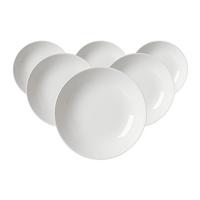 SUPPENTELLER Levi Weiß ø 22 cm 6er Set - Weiß, Keramik (22cm) - Ritzenhoff Breker