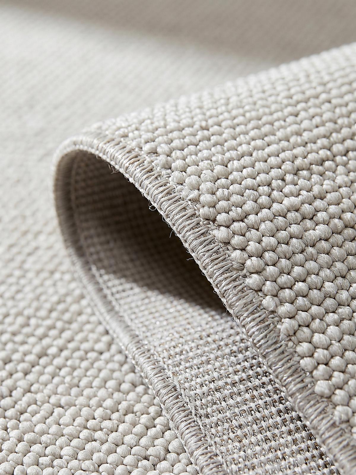 KURZFLORTEPPICH Waschbar NORA, einfarbig, Grau, 160 x 230 cm - Grau, Textil (230/160cm) - KADIMA DESIGN