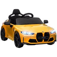 KINDER Elektroauto 12V Kinderfahrzeug mit 2,4G-Fernbedienung, 3-5 km/h, Gelb - Gelb, Metall (108/69.5/51cm) - AIYAPLAY