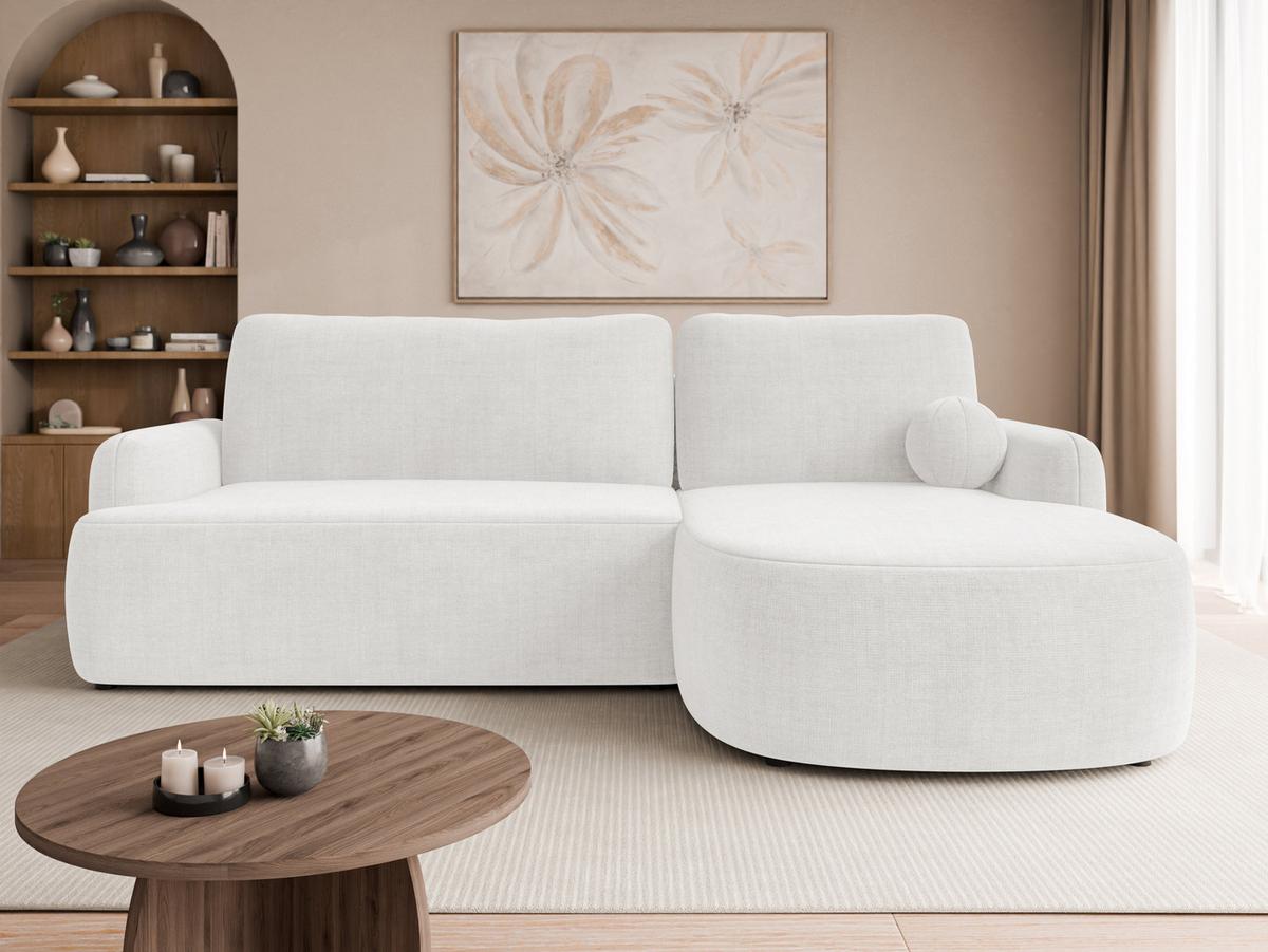 ECKSOFA Loridu Premium, Seite: Rechts - Creme/Schwarz, Holz/Kunststoff (174/250cm) - MIRJAN24