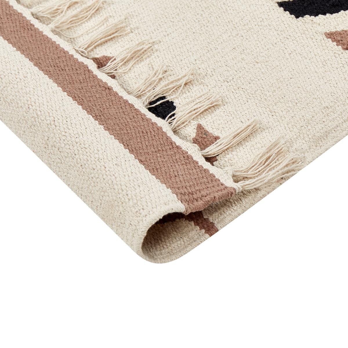 KELIM-TEPPICH Niavan 300/200 cm - Beige, Textil (200/300cm) - Beliani