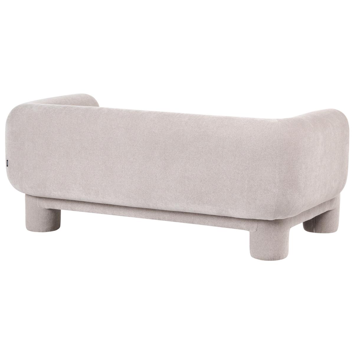 SOFA-SET 6-Sitzer Stoff Beige Hogbo - Beige, Textil (180/73/93cm) - Beliani