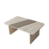 COUCHTISCH mit rechteckiger Spiegelplatte 100/60/40 cm - Beige, Holzwerkstoff (7/60/40cm) - Calicosy