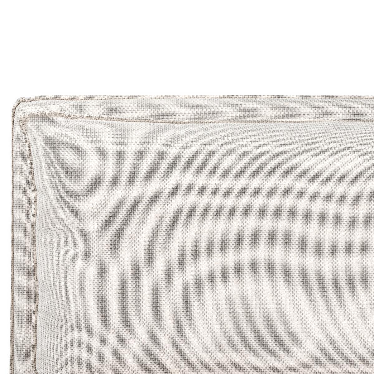 BETT mit Stauraum 180x200 cm Beige Bajonna - Beige, Textil (180/200cm) - Beliani