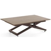 COUCHTISCH Axen höhenverstellbar ausziehbar, Eiche Braun 120-160/80/38-75 cm - Eichefarben/Braun, Holzwerkstoff/Metall (80/160/75cm) - WFL GROUP