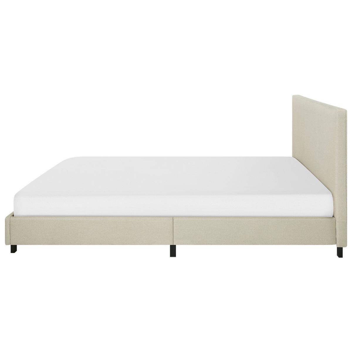 POLSTERBETT 180/200cm Beige Albi - Beige, Textil (180/200cm) - Beliani