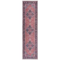 TEPPICH Waschbar HALD, klassisch im Vintage-Stil, Rot, 60 x 230 cm - Rot, Textil (60/230cm) - KADIMA DESIGN