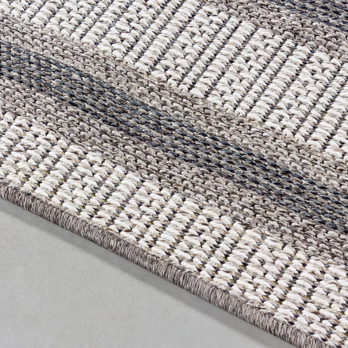 OUTDOORTEPPICH LIRIA, mit Bordüre, Creme, 60 x 100 cm - Beige, Textil (100/60cm) - KADIMA DESIGN