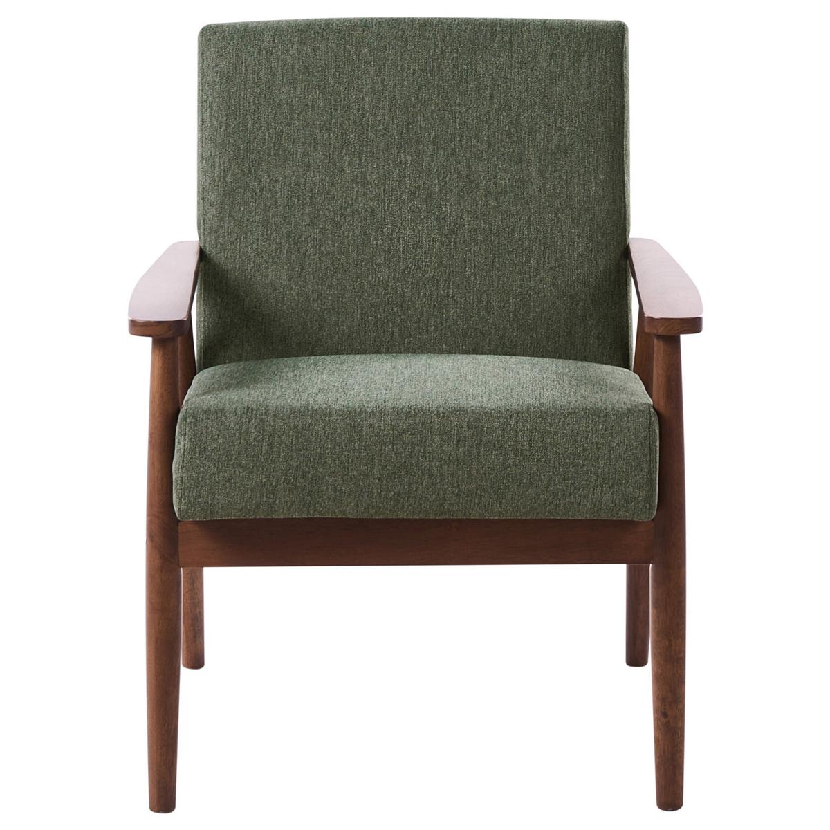 SOFA-SET 6-Sitzer Stoff Dunkelbraun/Grün Esrum - Braun/Grün, Textil (151/79/72cm) - Beliani