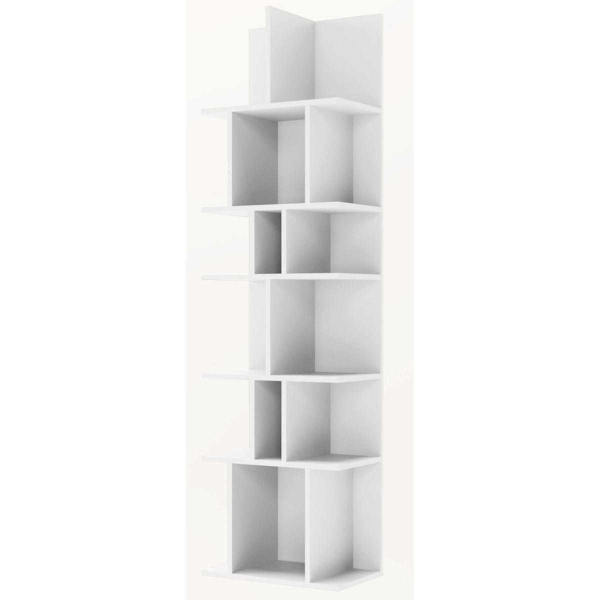 STANDREGAL Bemmi Weiß 180 × 50 cm - Weiß, Holzwerkstoff (50/180/30cm) - Selsey