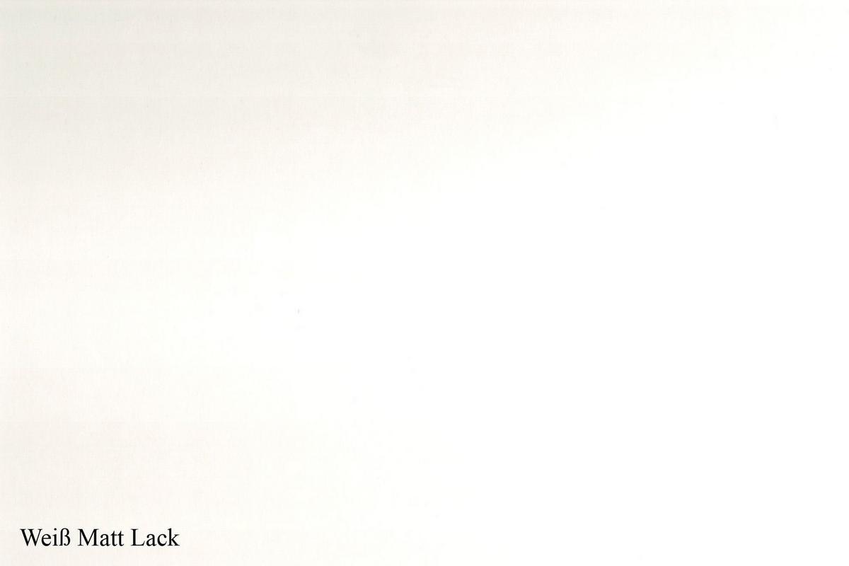 ESSTISCH Rund ausziehbar Edda 10 110 x 110 x 78 Küchentisch Weiß Matt Lack/Schwarzstahl - Grau, Holz (110/110/78cm) - 58aufmkessel