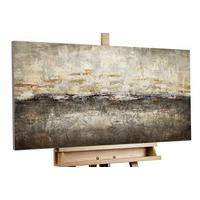 ACRYLBILD HANDGEMALT 100/50 cm - Braun, Holz/Textil (100/50cm) - KUNSTLOFT