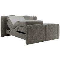 BOXBETT FORTINA 200/200 - Grau Struktur - H4 - Grau, Holz/Textil (200/200cm) - MKS