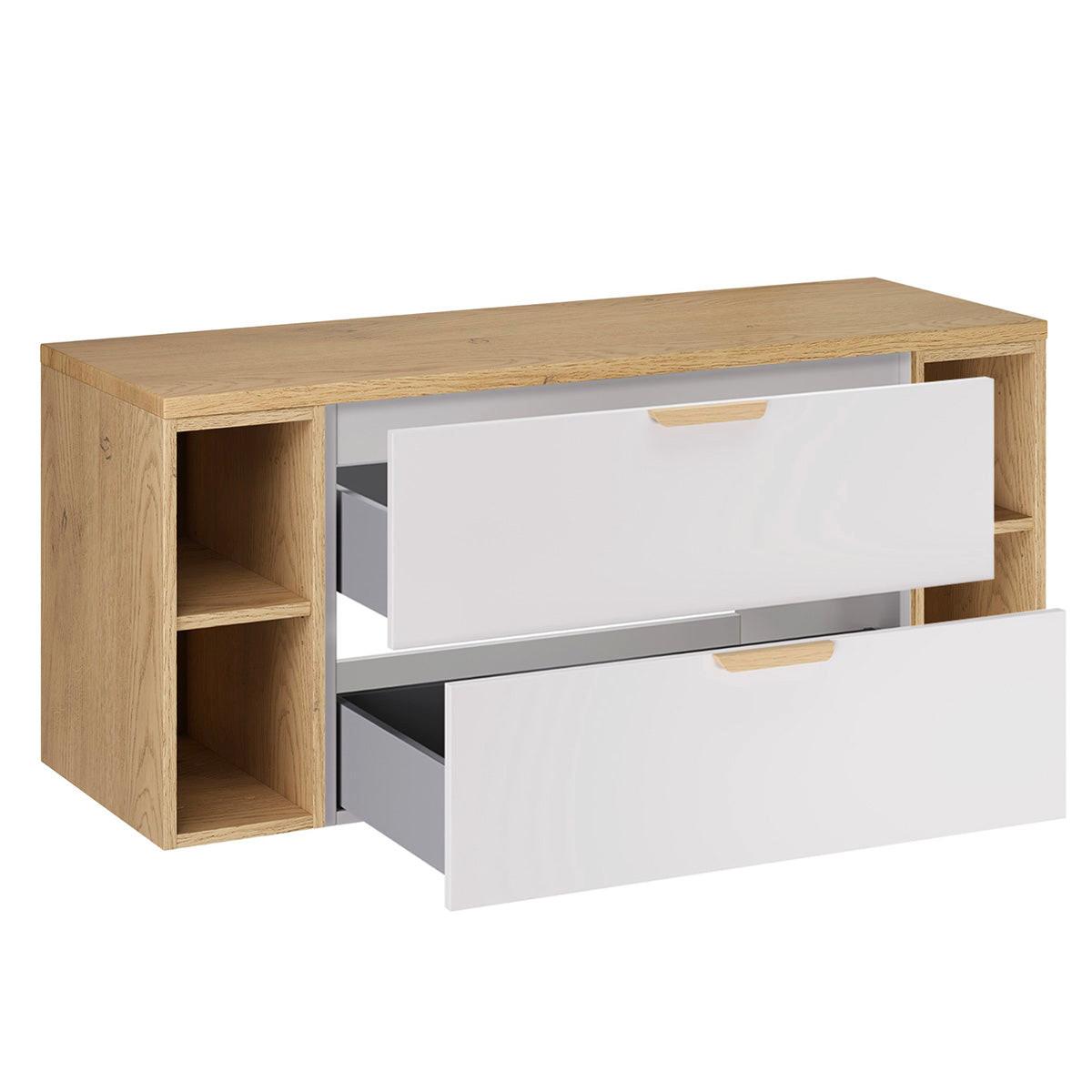 WASCHTISCHUNTERSCHRANK 120.6cm Oria Weiß - Weiß, Holzwerkstoff (120.6/50/46.5cm) - Petits-meubles