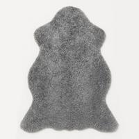 SCHAFFELL Gotland Kurzlockig Grau, ca. 130 cm - Grau, Fell (80/130cm) - Provellus
