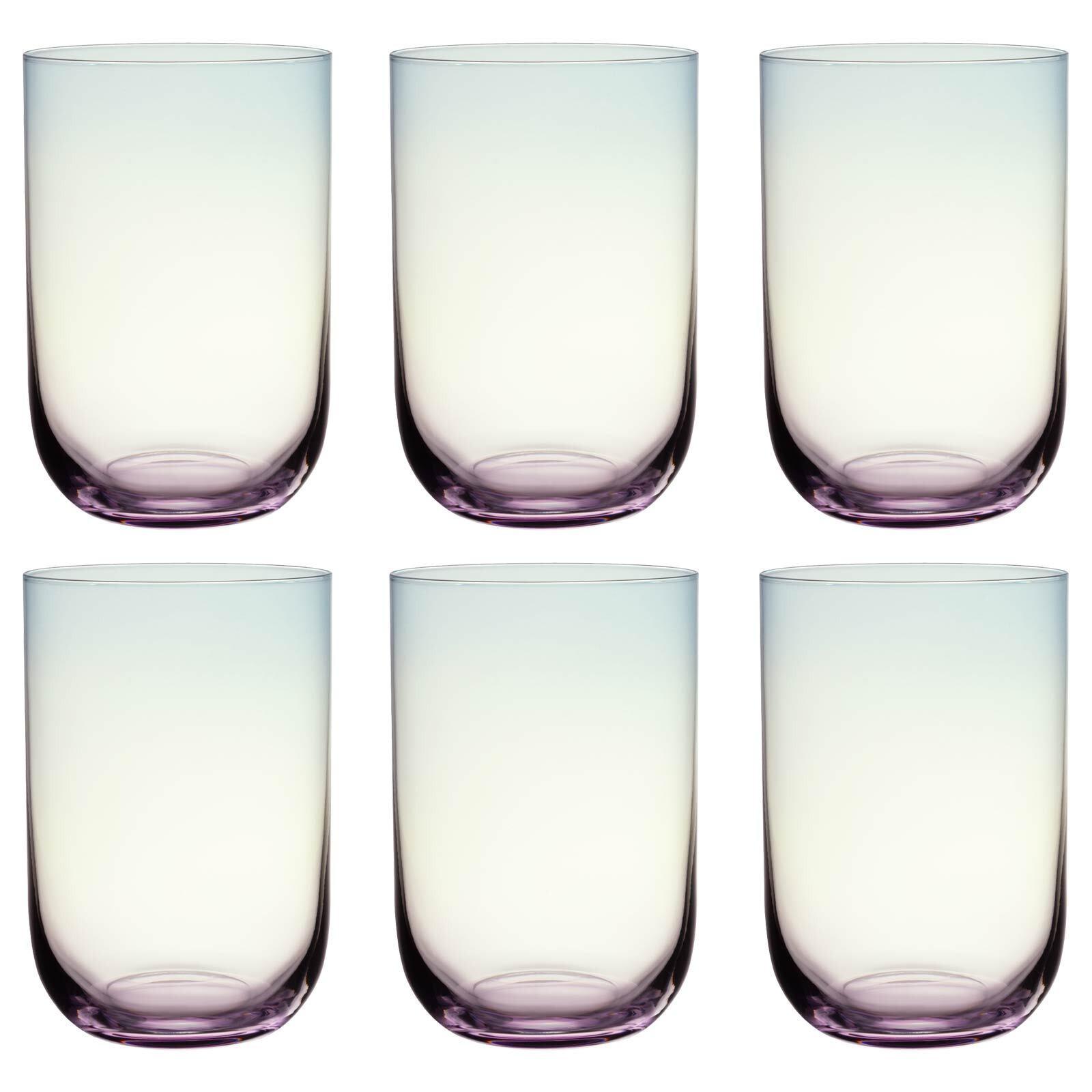 LONGDRINKBECHER Like Glass Pearl 385 ml 6er Set - Multicolor, Glas (0.385L) - like.Villeroy & Boch