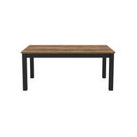 ESSTISCH ALIVO 180 x 95 x 77 cm - Schwarz, Holz (180/95/77cm) - MASSENO