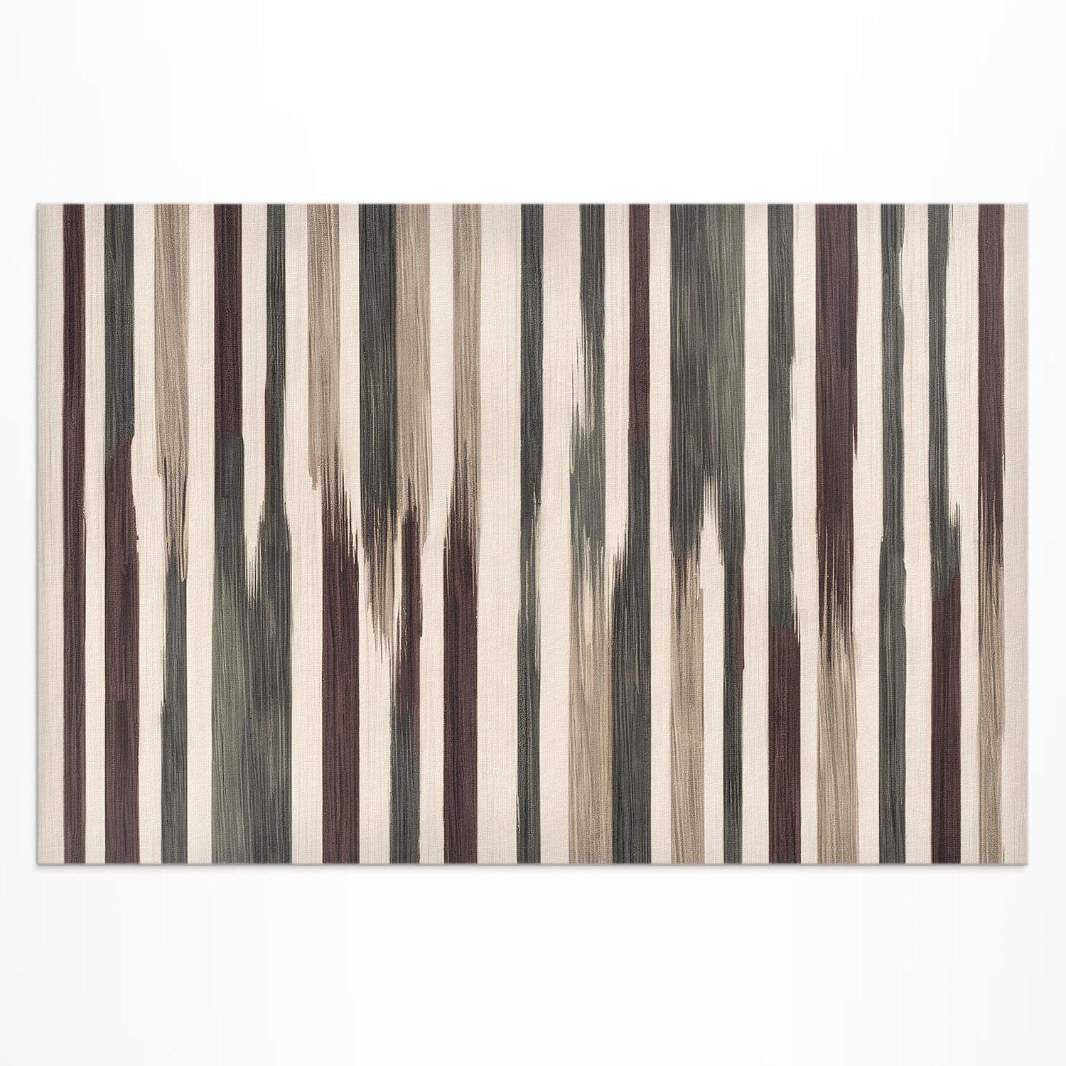 TEPPICH 120x180 cm Pastell Boho Streifen Muster - Champagner, Kunststoff (120/180cm) - Wallfluent