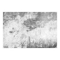 FOTOTAPETE Grunge Betonwand Grau 384/255 cm - Grau, Papier (384/255cm) - Bilderwelten