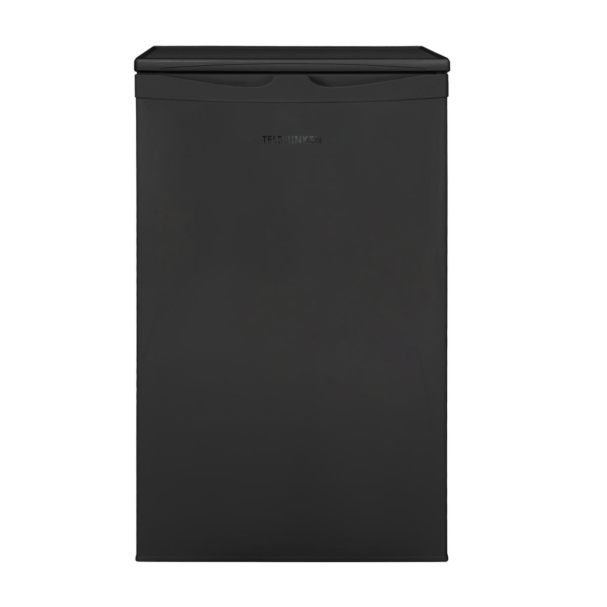 GEFRIERSCHRANK, 63 Liter Nutzinhalt, 4-Sterne, klein, leise, schwarz, CF-34-101-B - Schwarz, Kunststoff/Metall (48/82.1/51cm) - Telefunken