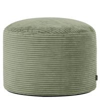 SITZPOUF Rund Milano - Salbeigrün, Textil (55/35/55cm) - icon