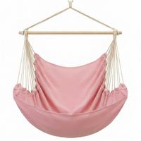 XXL HÄNGESESSEL 185/130 cm Belastbar bis 150 kg Rosa - Rosa, Textil (130/155/185cm) - Amanka