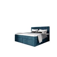 BOXBETT Linnea - Blau, Holzwerkstoff/Textil (140/220cm) - Fun Möbel