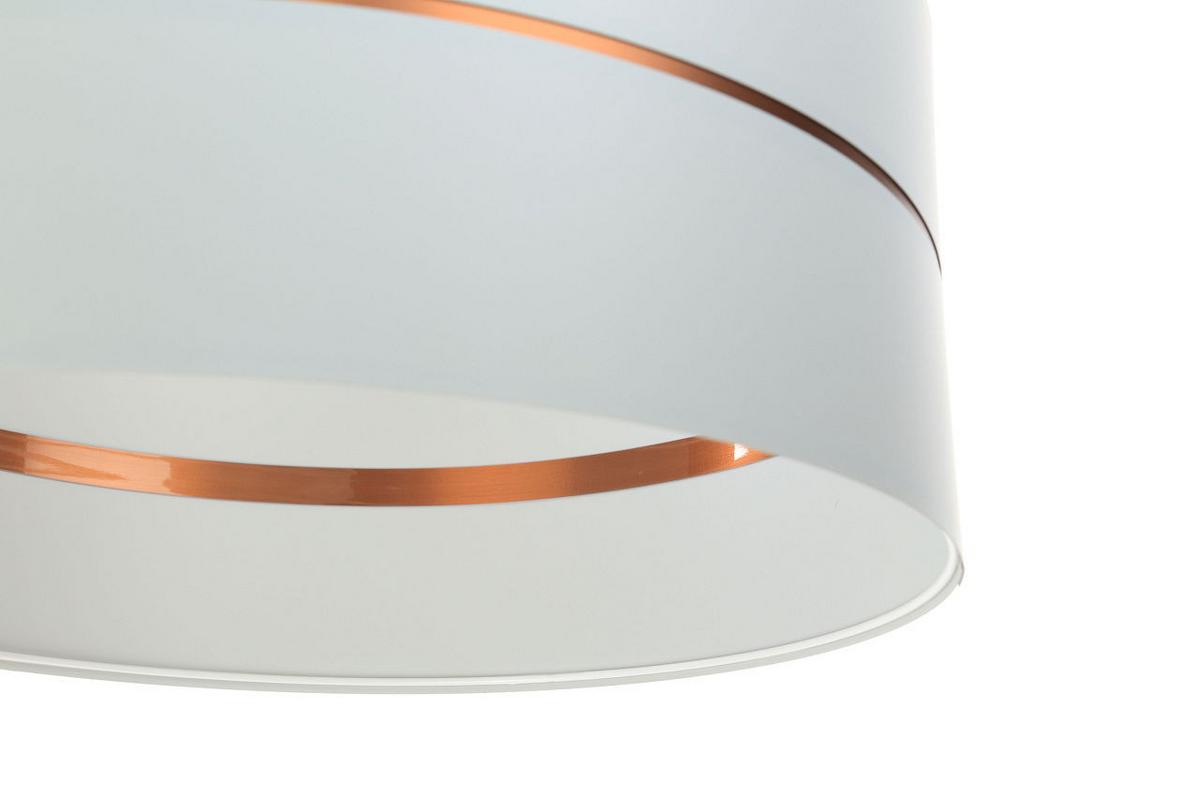HÄNGELEUCHTE Grau 40/21 cm - Grau/Kupferfarben, Kunststoff (40/0.6/21cm) - ONZENO